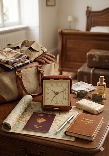 Réveil voyage vintage jaz - vintage,